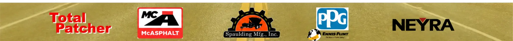 DMI partner brands: Total Patcher, McAsphalt, Spaulding Manufacturing, Ennis-Flint by PPG, and Neyra